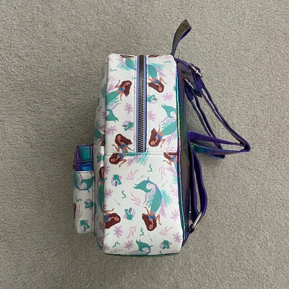 Bioworld Disney Live Action The Little Mermaid Ariel AOP Mini Backpack